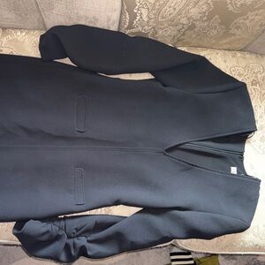 Zara Elegant Black Long Sleeve Dress